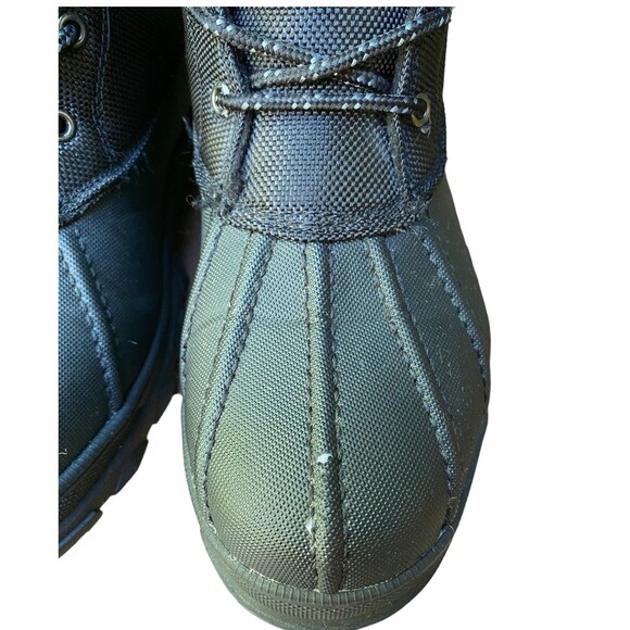 Polo by Ralph Lauren black duck boots snow youth kid's size 5 READ - Picture 10 of 10